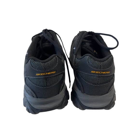 Skechers Mens SZ 9.5 US Black After Burn Memory Fit Sneakers Shoes - Picture 11 of 16